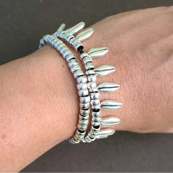 CACAO • Boho bracelet • Silver plated - Picture 9 of 11